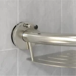 Plus Series Corner Shelf + Grab Bar