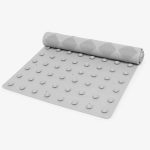BIOS Grey Non-Slip Bath Mat