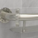 Plus Series Shampoo Shelf + Grab Bar