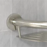 Plus Series Corner Shelf + Grab Bar