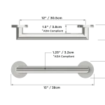 HealthCraft Miter Grab Bar