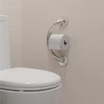 Plus Series Toilet Paper Holder + Grab Bar