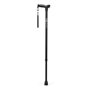 Hugo Adjustable Derby Handle Cane with Reflective Strap