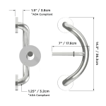 Plus Series Toilet Paper Holder + Grab Bar