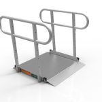 EZ-ACCESS Gateway 3G Ramp with Two-Line Handrails