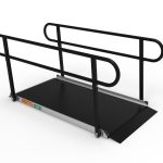 EZ-ACCESS Gateway 3G Ramp with Two-Line Handrails