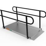 EZ-ACCESS Gateway 3G Ramp with Two-Line Handrails