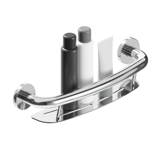 Plus Series Shampoo Shelf + Grab Bar