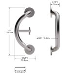 Plus Towel Hook + Grab Bar