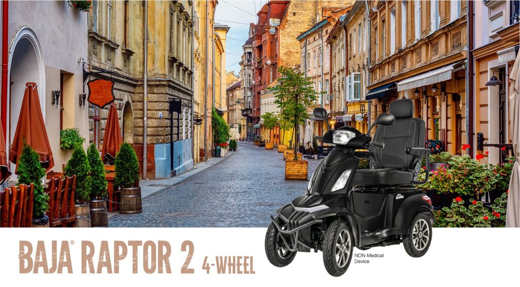 Pride Baja Raptor 2 Scooter (4-Wheel)