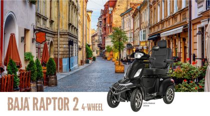 Pride Baja Raptor 2 Scooter (4-Wheel)